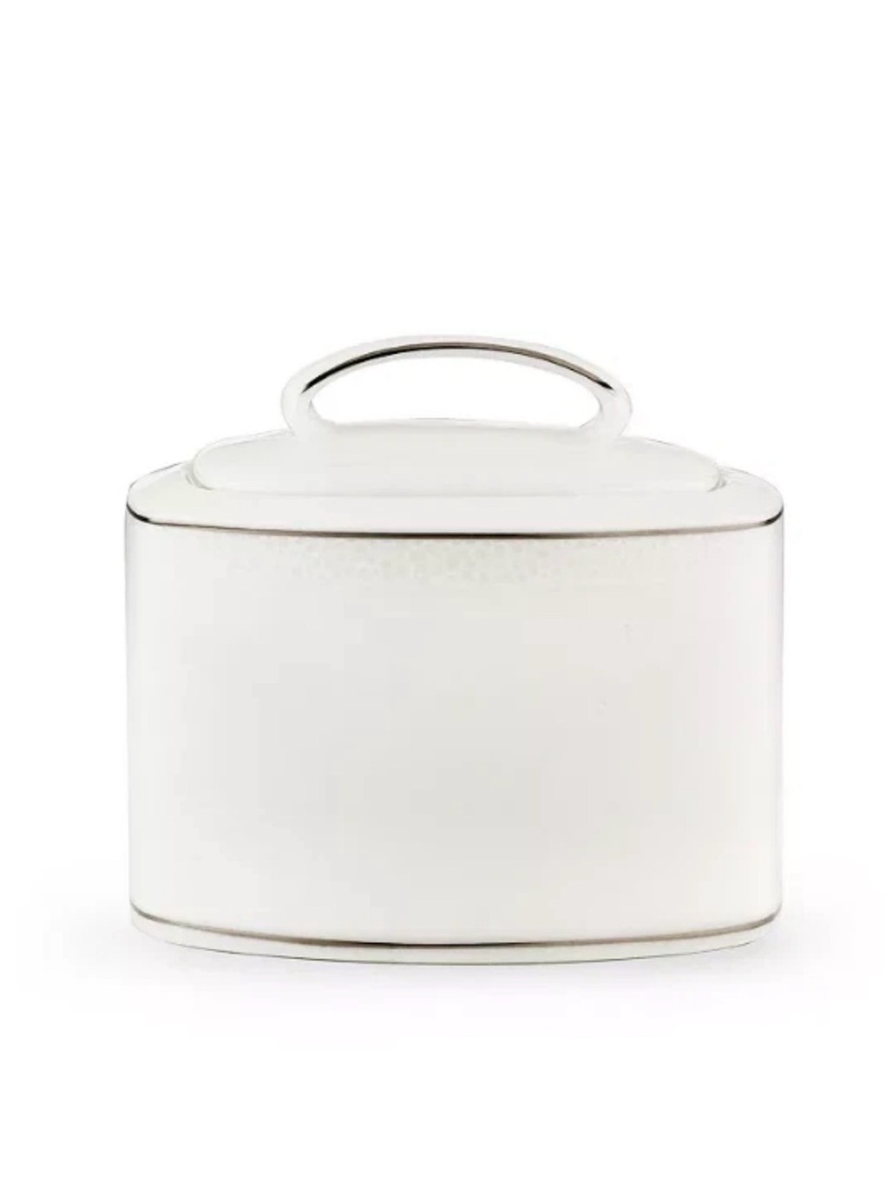 kate spade New York Lenox White Covered Sugar Bowl - Cypress Point